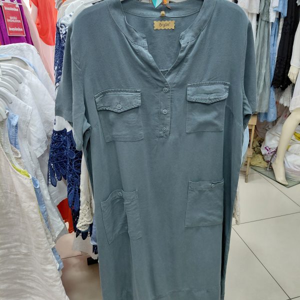 Örgüm Tencel Kumaş Elbise