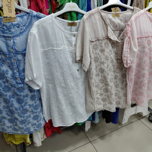Örgüm Pul Detaylı Fisto Bluz