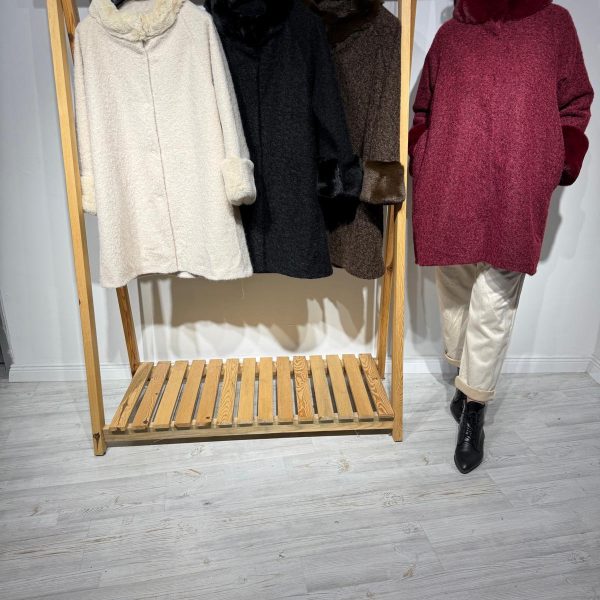 Kürklü Keçe Midi Boy Kaban