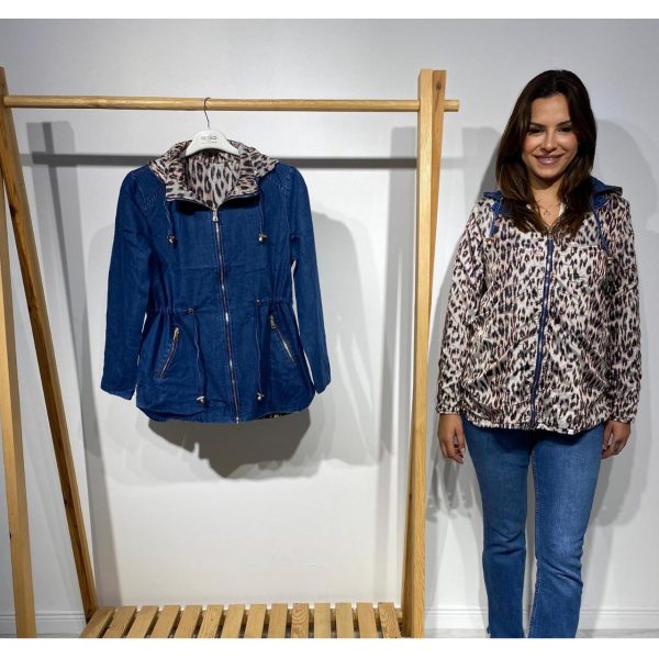 Çift Taraflı İtalyan Kot Trençkot